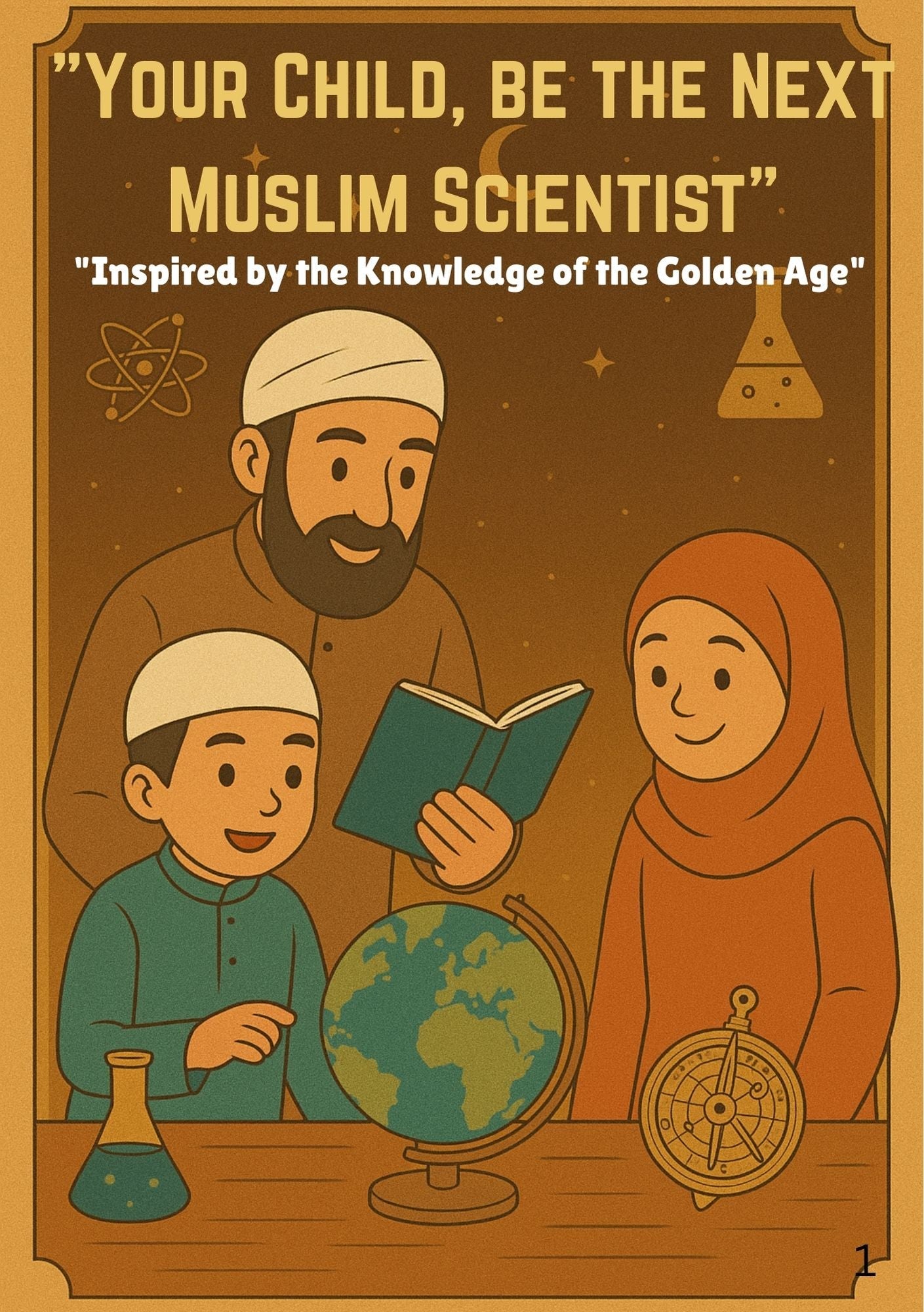 "Golden Minds & Little Hearts: Islamic Heroes and Values for Curious Kids" Pdf(EBOOK )English, Hindi and Roman English all in one